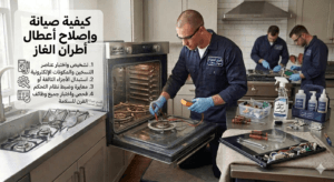 أعطال أفران الكهرباء بابها