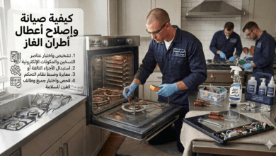 أعطال أفران الكهرباء بابها