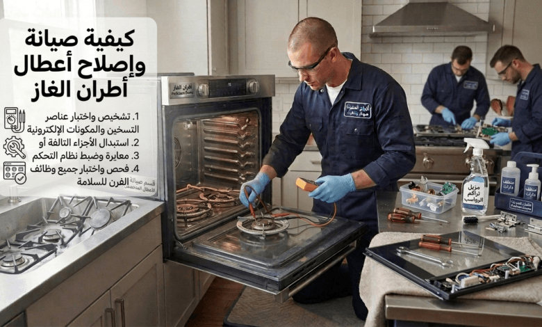 أعطال أفران الكهرباء بابها