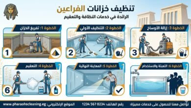 تنظيف خزانات الفراعين