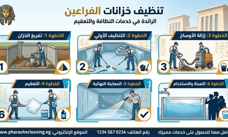 تنظيف خزانات الفراعين