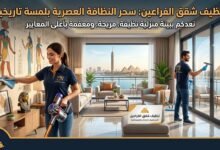 تنظيف شقق بالفراعيين