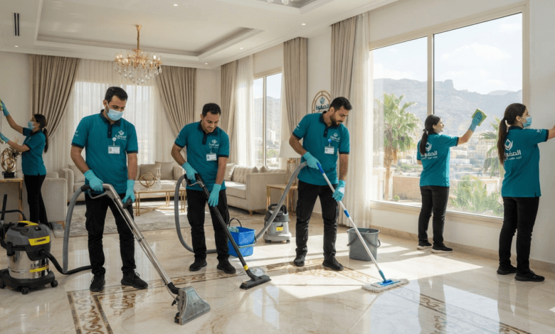 شركة تنظيف فلل بابها