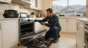 صيانة أفران الغاز بابها