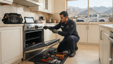 صيانة أفران الغاز بابها