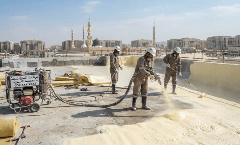 فحص عزل الأسطح في فلل خميس مشيط – شركة سرعة الحلول