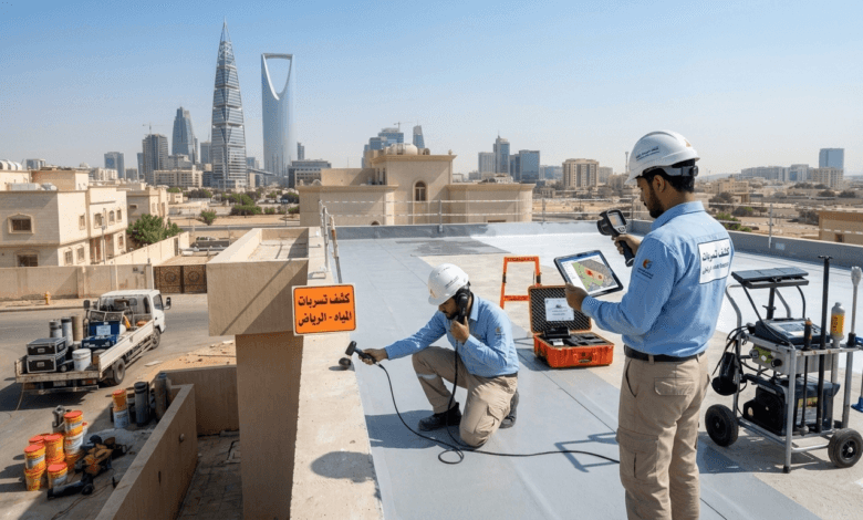 كشق تسربات المياه بالرياض